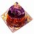 Orgonite Pirâmide de Ouro Saint Germain 6,5cm - Transmutação - Angulação Quéops Egito - Imagem 2