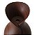Umidificador e Difusor de Aromas com Led USB BM060 130ml - Marrom Escuro - Imagem 3