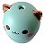 Umidificador e Difusor de Aromas Gatinho com Led USB BM071 250ml - Ciano - Imagem 3