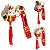 Chaveiro Manekineko da Sorte e Prosperidade com Chocalho 28cm - Sortidos - Imagem 1