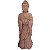 Buda Tibetano de Concreto para Jardim 85cm - Marrom - Imagem 6