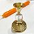 Castiçal Dourado Color 9cm - Cristal - Imagem 1