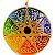 Mandala Estrela de 7 Pontas - G 18cm - Imagem 1