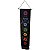 Ornamento de Parede Pergaminho 140cm - 7 Chakras Preto - Imagem 1