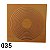 Gráfico em Placa de Fenolite com Cobre 7cm - 035 Nove Círculos - Imagem 1