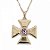 Colar Gargantilha Cruz de Saint Germain 2cm - Dourado - Imagem 1
