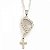 Colar Gargantilha Madona com Strass 1,3cm - Prateado - Imagem 1