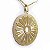 Colar Gargantilha Roda Cigana 3,5cm - Dourado - Imagem 1