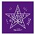 Toalha Tetragrammaton Roxa 70cm - Imagem 1