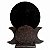 Espelho Negro Triluna Wicca  27cm - Base Vermelha - Imagem 1