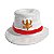 Suporte para Cigarro ou Charuto Ofertador Chapéu Zé Pilintra 2cm - Branco - Imagem 1