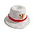 Suporte para Cigarro ou Charuto Ofertador Chapéu Zé Pilintra 2cm - Branco - Imagem 2
