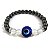 Pulseira Mística 8mm - Xô Inveja e Mau Olhado - Imagem 1