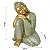 Estátua Buda em Repouso 21cm - Dourado Veste Verde - Imagem 4