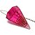 Pêndulo de Orgonite com Quartzo Rosa - Raio Rosa - Imagem 1