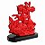Estátua São Jorge Vermelho na Base 14cm - Imagem 1
