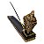 Incensário Busto de Buda com Símbolo Om 24,5cm - Dourado - Imagem 3