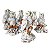 Jogo com 6 Mini Corujas da Neve 6cm - Modelo A - Imagem 2