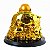 Buda da Felicidade Sentado 17cm - Dourado - Imagem 3