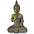 Buda Mudra Dourado com Espelhos 39cm - Imagem 1