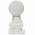 Estátua Kuan Yin Branca 19cm - Imagem 3