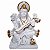 Estátua Saraswati Deusa do Conhecimento 11cm - Branca - Imagem 1