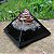Orgonite Pirâmide Contra Inveja 4,5cm - Ágata com Sal Grosso, Arruda e Pó de Turmalina - Imagem 1