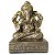 Estátua Deus Ganesha 7,5cm - Ouro Velho - Imagem 1