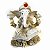 Estátua Ganesha Branco com Livro 7cm - Imagem 1