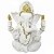 Estátua Ganesha 11cm - Branco - Imagem 1