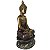 Estátua Buda Tibetano Sentado na Base 24cm - Imagem 2