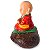 Estátua Monge na Pedra 14cm - Vermelho - Imagem 2