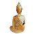 Buda Tibetano com Strass 8cm - Bege - Imagem 3