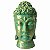 Estátua Cabeça de Buda 8cm - Verde - Imagem 1