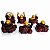 Jogo com 6 Budas Sentados 6cm - Imagem 3