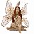 Estátua Fada Sentada com Chapéu 11cm - Nude - Imagem 1