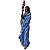 Estátua Mago Merlin com Cajado 28cm - Azul - Imagem 2