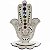 Mão Hamsa de Mesa 7 Chakras em MDF 15cm - Imagem 1