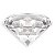 Diamante de Cristal Transparente 5cm - Unidade - Imagem 1