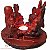 Estátua e Castiçal Círculo dos Deuses 11cm - Vermelho - Imagem 2