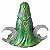 Estátua Deusa Gaia Mãe Terra Triluna Wicca Bronze 13cm - Verde - Imagem 4