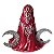 Estátua Deusa Gaia Mãe Terra Triluna Wicca 13cm - Vermelho - Imagem 4