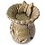 Recho em Porcelana Folhas com Borboleta 11cm - Marrom - Imagem 2