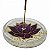 Incensário Redondo Mandala Flor de Lotus 10cm - Imagem 2