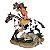 Índio no Cavalo com Animais do Poder 29cm - Estátua Premium - Imagem 2