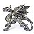 Dragão das Espadas Prateadas 19cm - Imagem 2