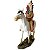Índio Norte Americano no Cavalo 22,5cm - Estátua Premium - Imagem 2