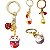 Chaveiro Manekineko da Prosperidade 9cm - Cores Sortidas - Imagem 1