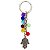 Chaveiro Mão Hamsa com 7 Chakras 12cm - Imagem 1
