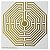 Placa Radiônica - Labirinto de Amiens - 14cm x 13,5cm - Imagem 1